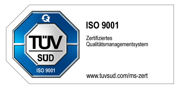 Zertifikat DIN ISO 9001:2008